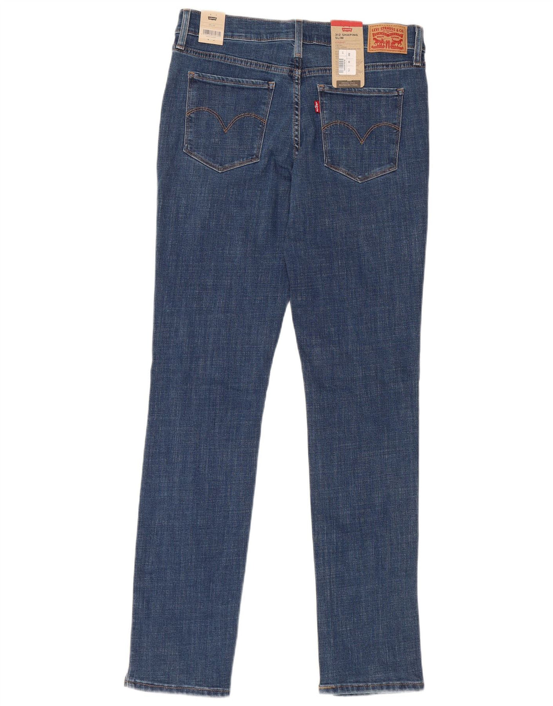 Levi's Donna 312 Shaping Slim Jeans W29 L32 Cotone Blu