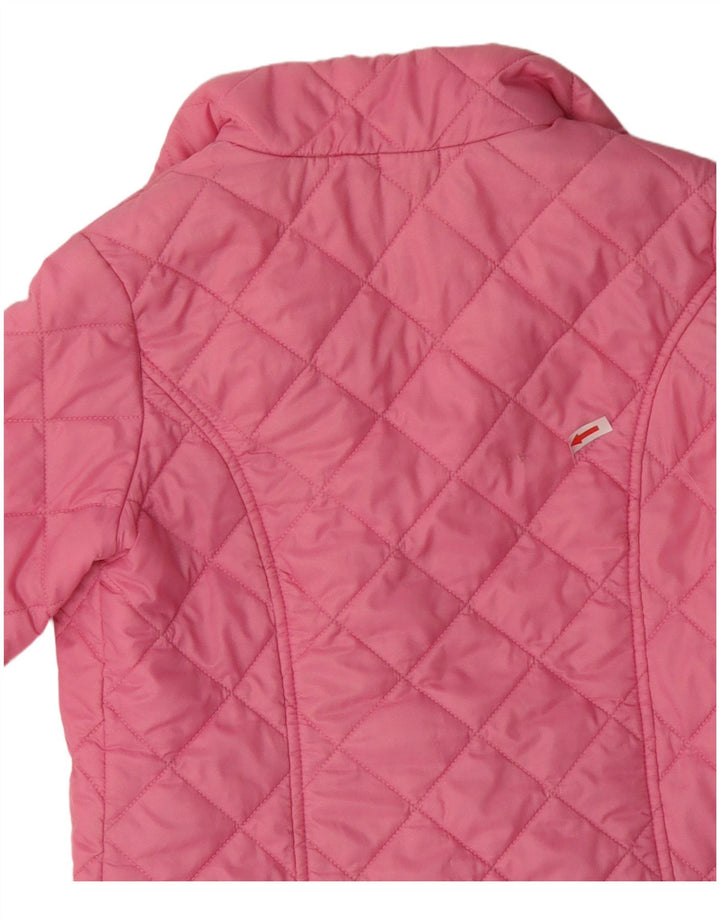 Giacca trapuntata da donna BENETTON UK 8 piccola rosa