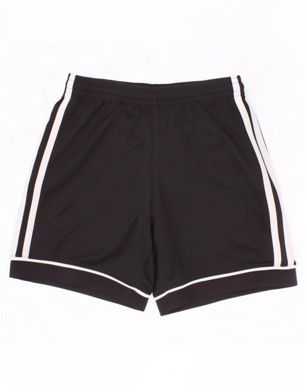 Pantaloncini sportivi Adidas Climalite da ragazzo 9-10 anni in poliestere nero