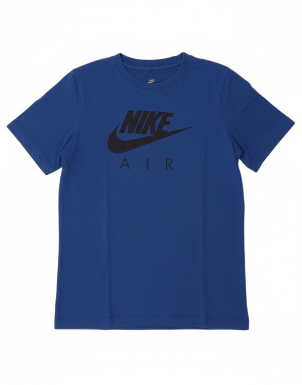 T-shirt grafica NIKE da bambino 13-14 anni XL in cotone blu