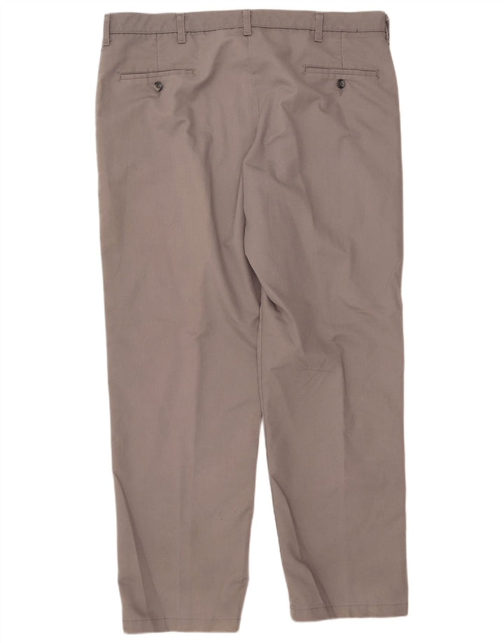 Pantaloni chino Lee da uomo dal taglio classico dritto W40 L32 poliestere grigio