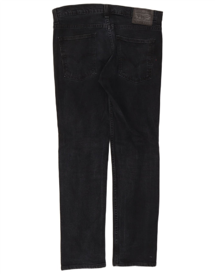 Jeans Levi's Uomo 511 Slim W34 L32 Cotone Nero
