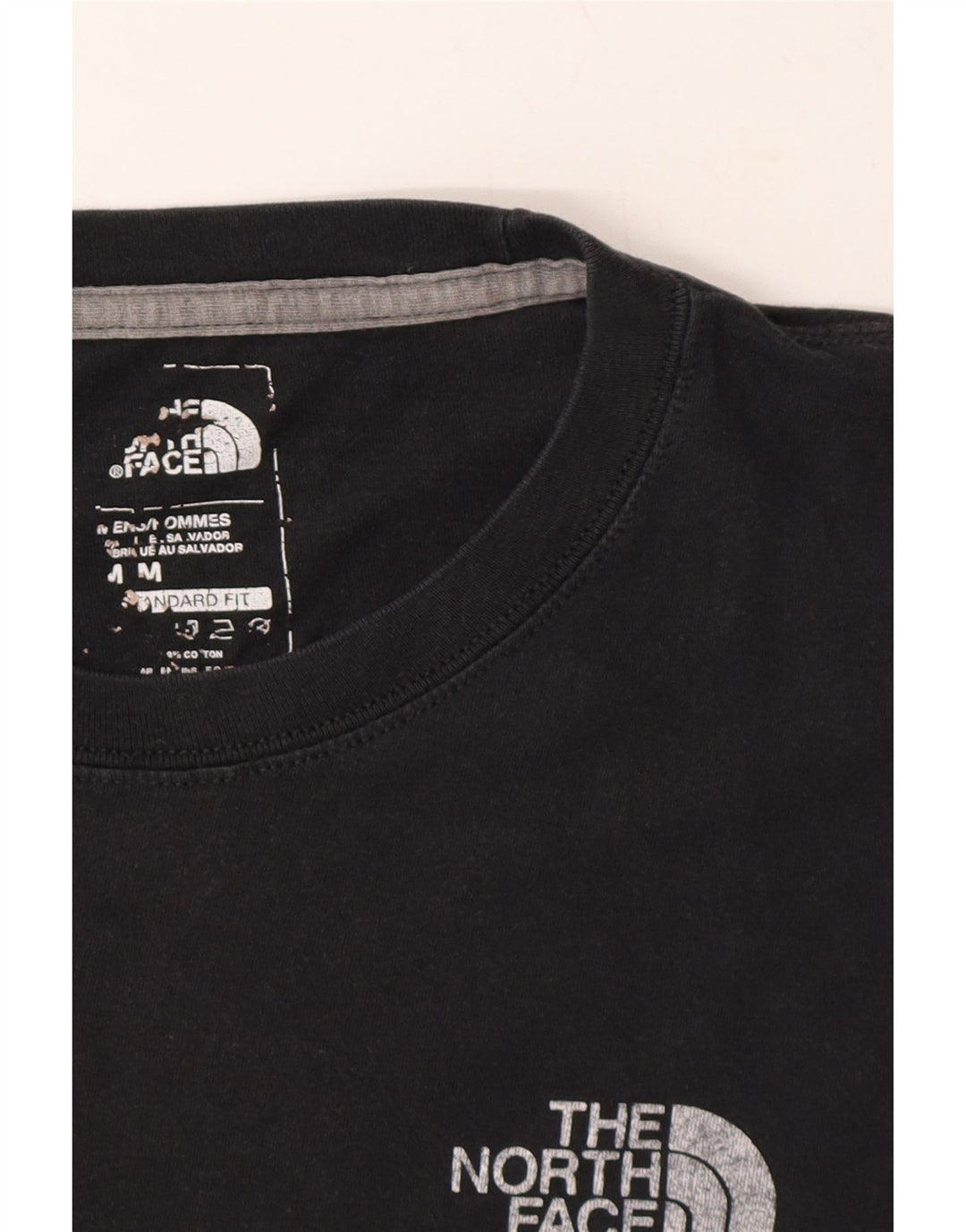 THE NORTH FACE Mens Standard Fit Graphic T-Shirt Top Medium Black Vintage The North Face and Second-Hand The North Face from Messina Hembry 