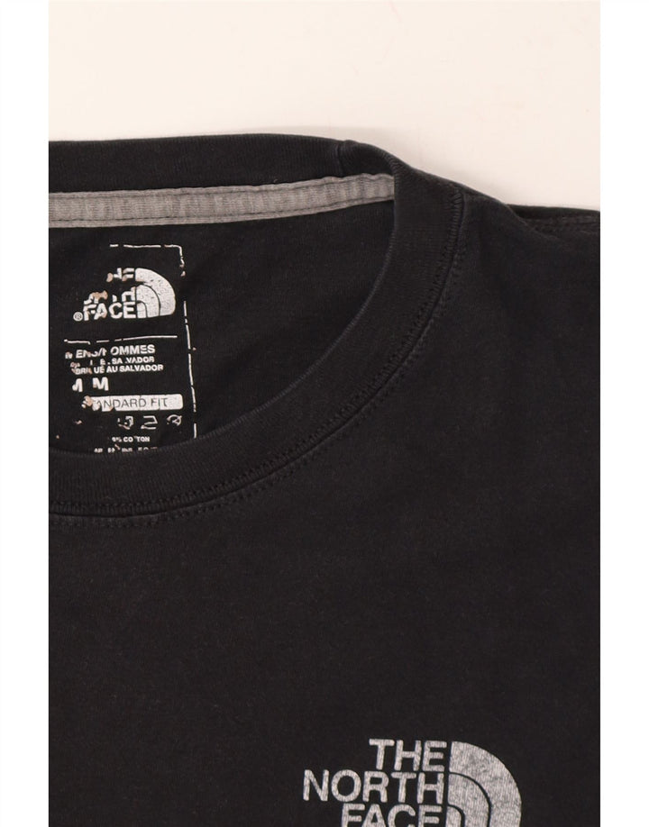 THE NORTH FACE Mens Standard Fit Graphic T-Shirt Top Medium Black Vintage The North Face and Second-Hand The North Face from Messina Hembry 