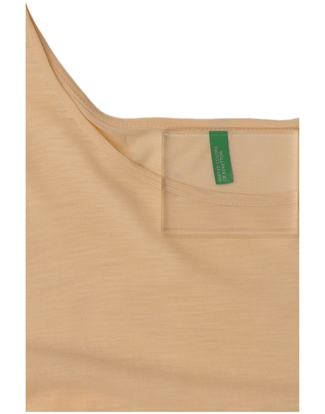T-shirt da donna BENETTON Top UK 16 grande Beige