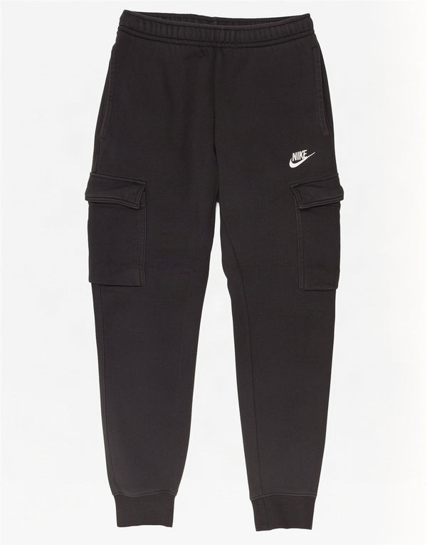 Pantaloni da tuta cargo Nike da uomo, pantaloni da jogging XS, cotone nero