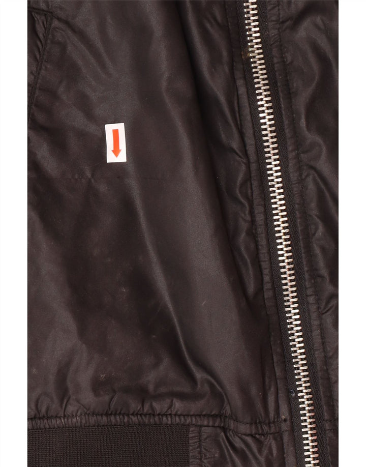 Giubbotto bomber grafico da uomo G-Star UK 38 medio nero poliammide