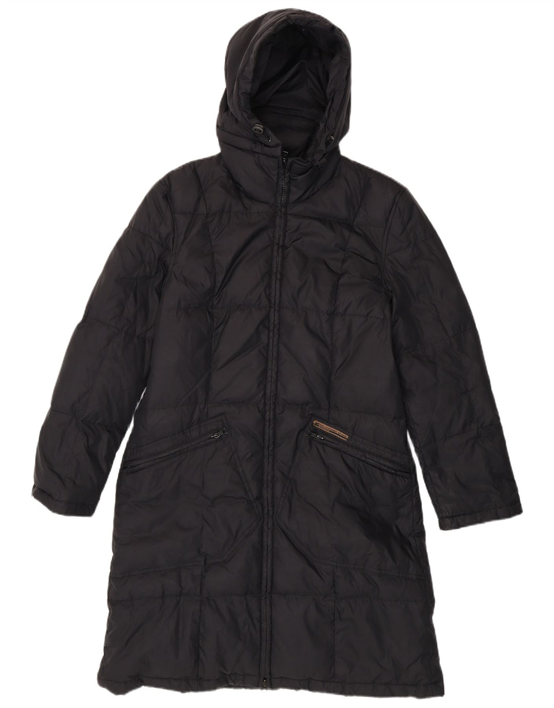 Cappotto imbottito con cappuccio da donna Gas UK 14 medio nero in poliammide