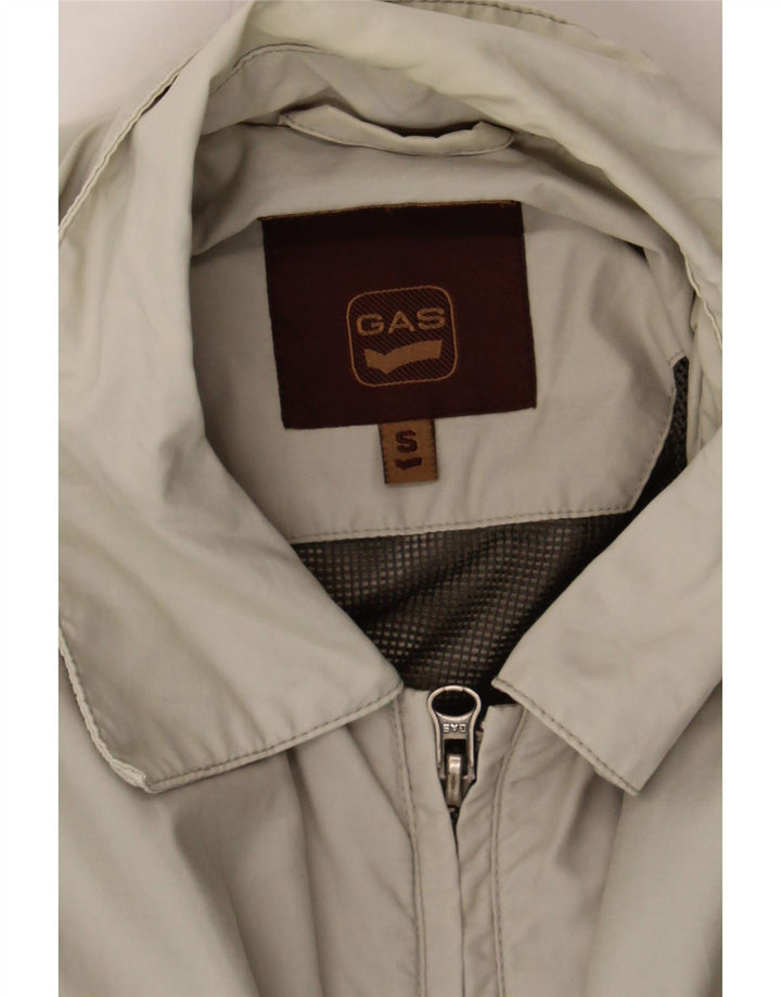 GAS Mens Bomber Jacket UK 36 Small Grey Vintage Gas and Second-Hand Gas from Messina Hembry 