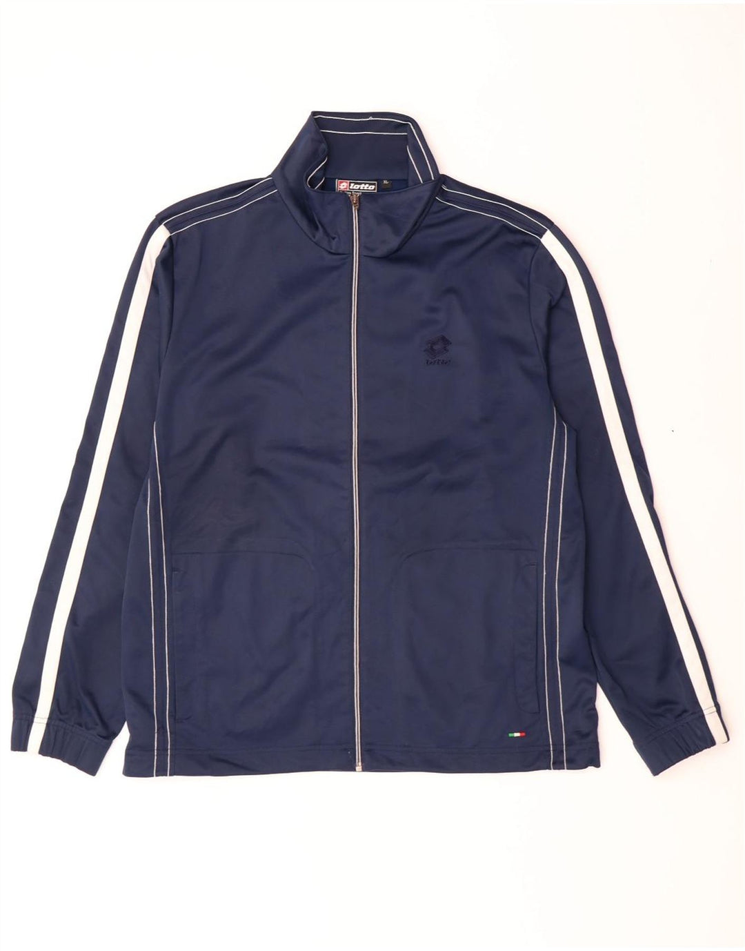 Giacca da ginnastica da uomo Lotto XL in poliestere blu navy