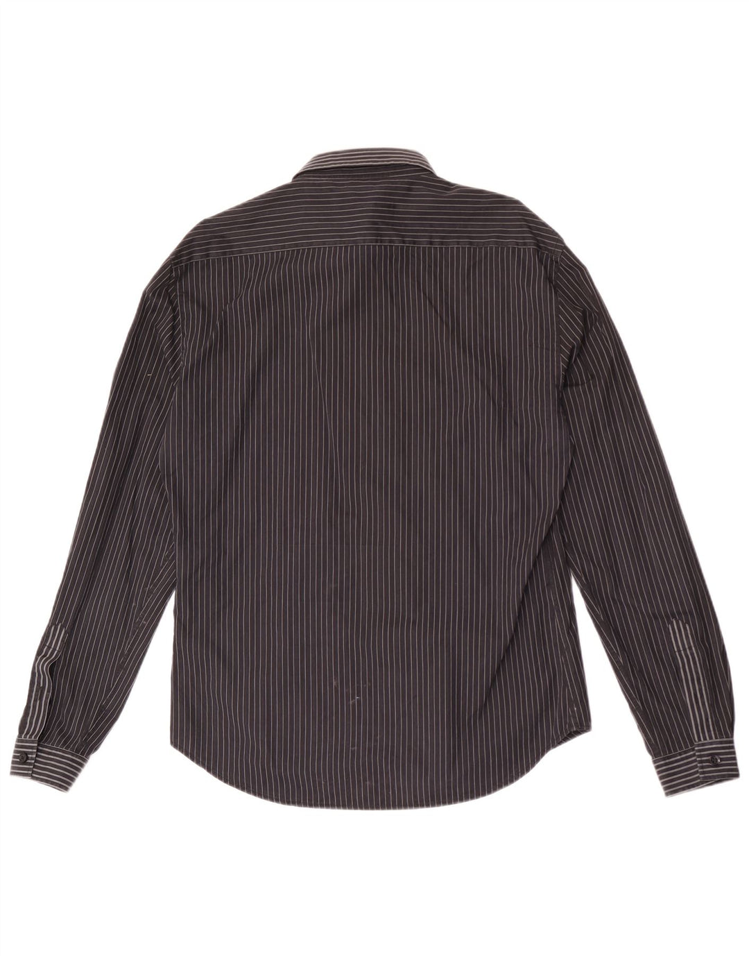 Camicia Uomo Roberto Cavalli IT 50 Cotone Gessato Medio Nero