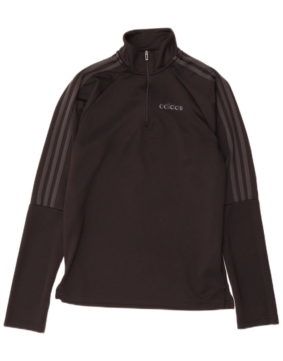 Top da tuta ADIDAS Aeroready Zip Neck Pullover Small Nero