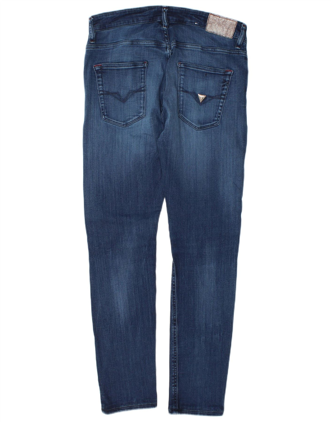 Jeans Slim Uomo Guess W32 L30 Lyocell Blu