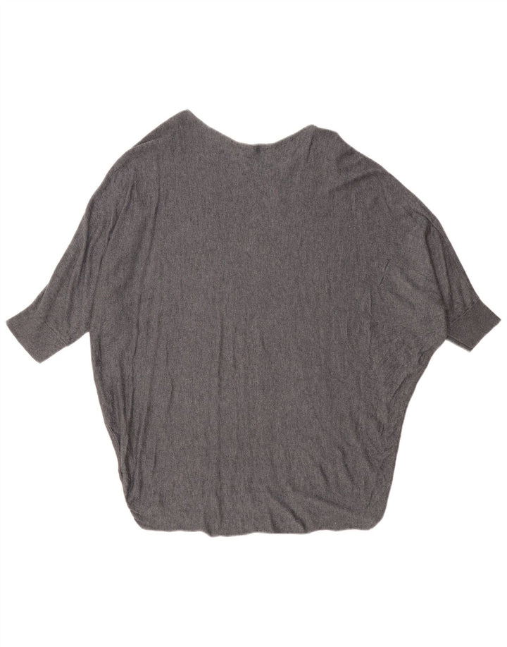 Maglione maglione oversize da donna con scollo a barca Phase Eight UK 16 Large Grigio