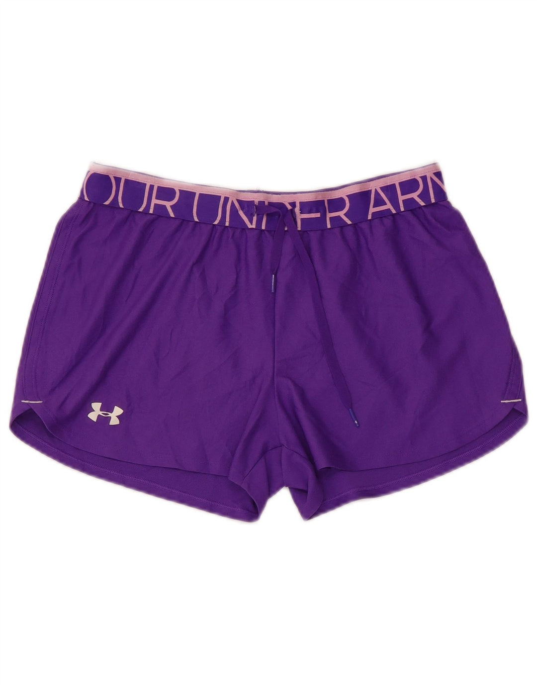 Pantaloncini sportivi regolari con grafica da donna Under Armour piccoli viola