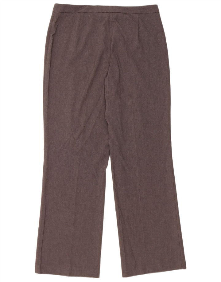 Pantaloni casual dritti da donna Marks & Spencer UK 14 Medium W32 L31 Grigio