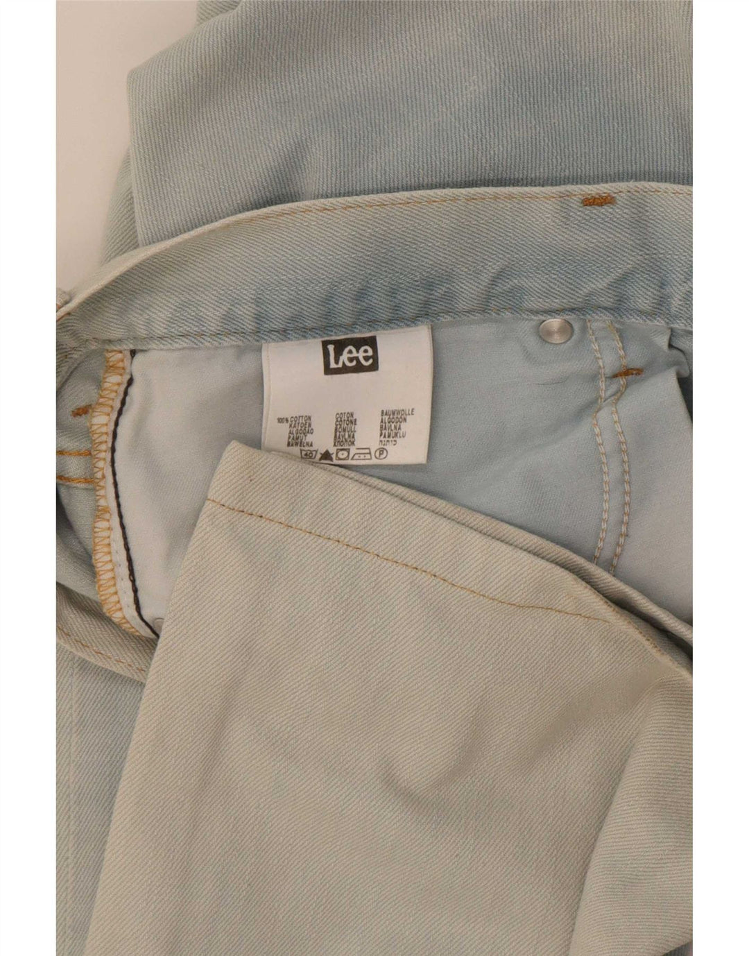 Jeans dritti Lee Knox da uomo W32 L36 cotone blu