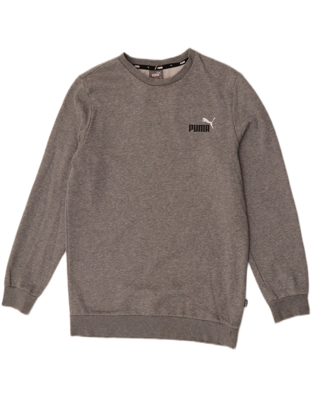 Felpa da uomo Puma Maglione piccolo grigio screziato