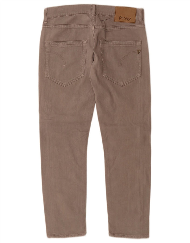 Dondup Jeans Crop Slim da Donna W27 L26 Cotone Grigio