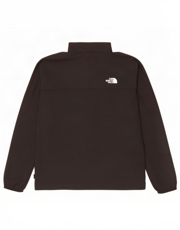 The North Face Uomo Pullover con zip Collo Tuta da ginnastica Top Large Nero maculato