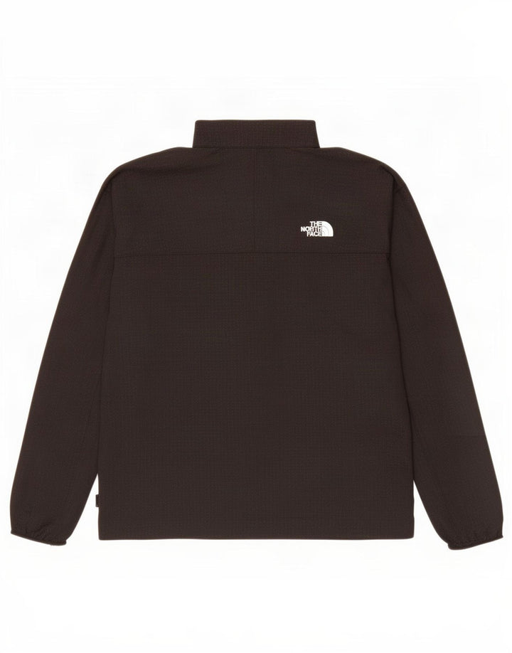 The North Face Uomo Pullover con zip Collo Tuta da ginnastica Top Large Nero maculato