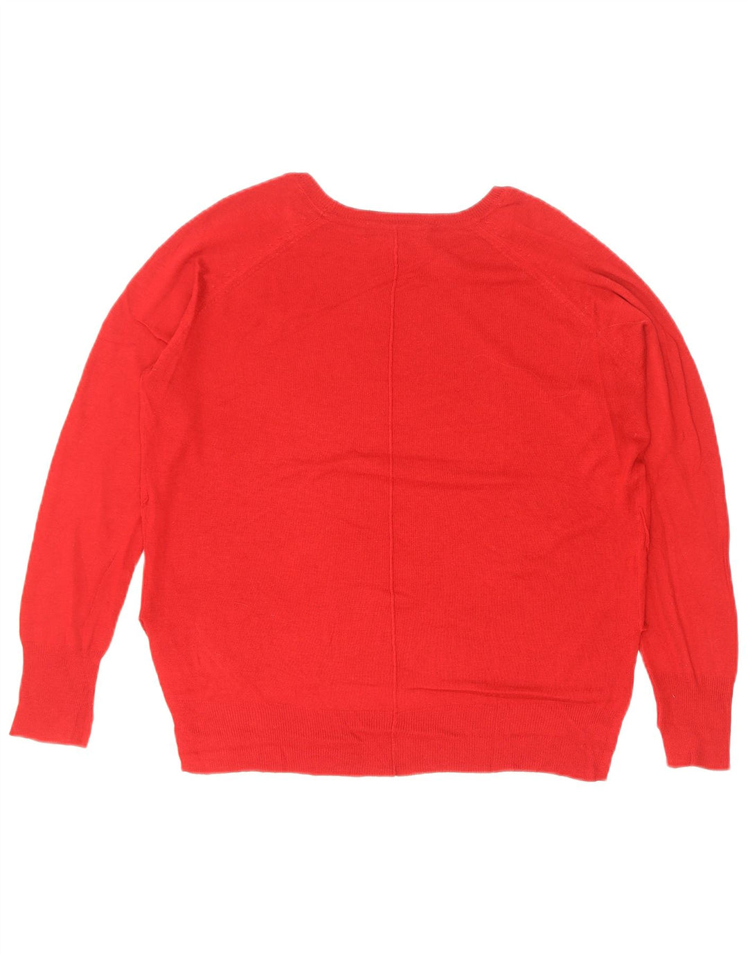 Maglione maglione oversize con scollo a barca da donna Zara UK 10 piccolo rosso