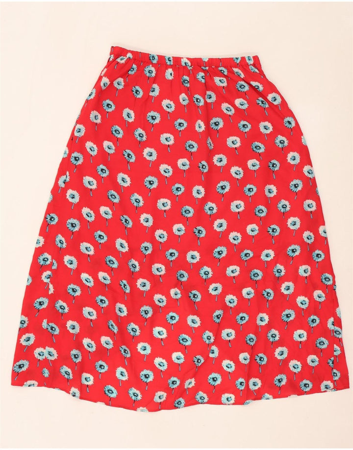 Gonna avvolgente da donna J. CREW piccola W27 rossa floreale