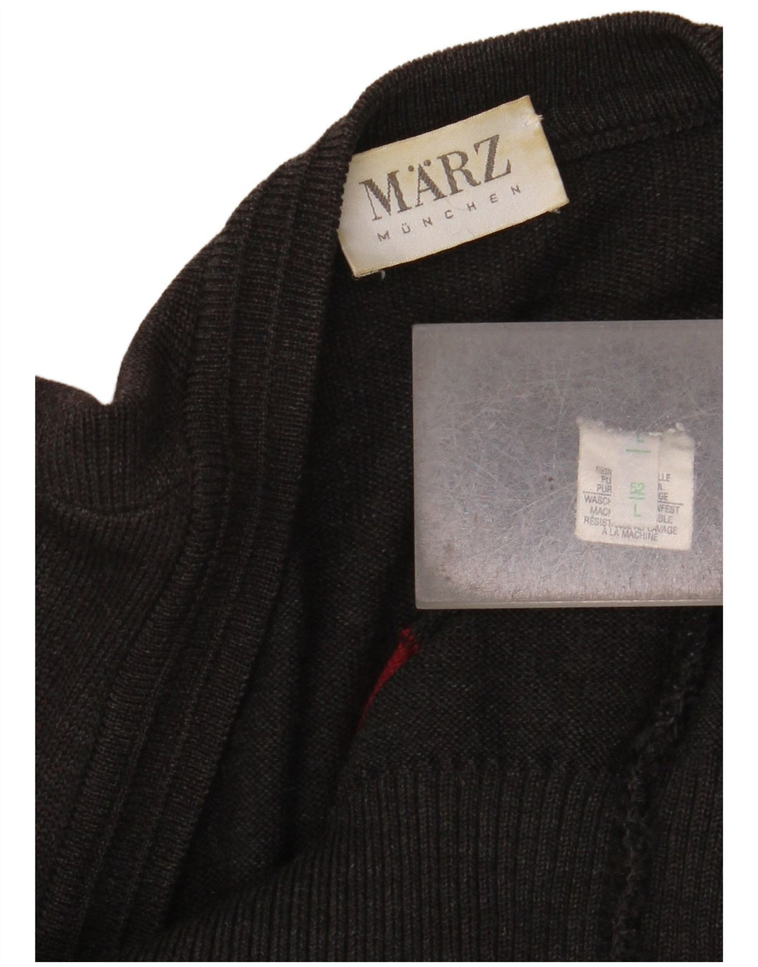 Maglione cardigan da uomo Marz Lana nuova geometrica grigia grande