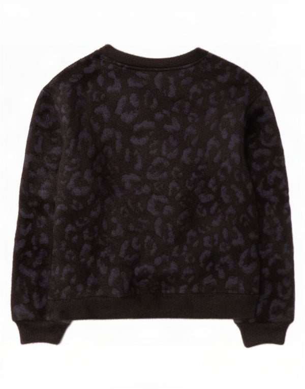 Maglione maglione con scollo a barca da donna Marks & Spencer UK 10 piccolo blu navy