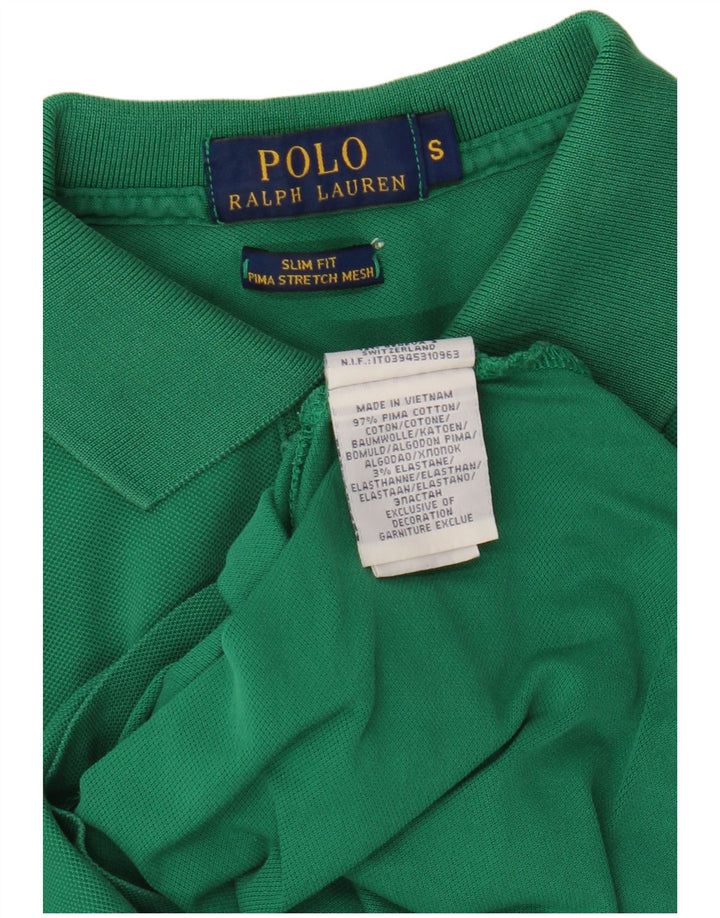POLO RALPH LAUREN Polo da uomo slim fit piccola in cotone verde