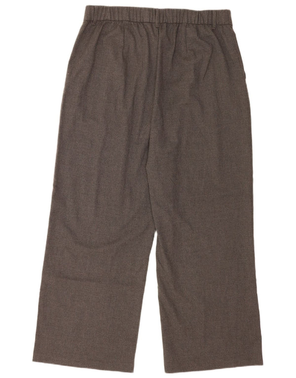 Hollister Pantaloni casual a gamba larga a vita alta da uomo XL W38 L27 Grigi