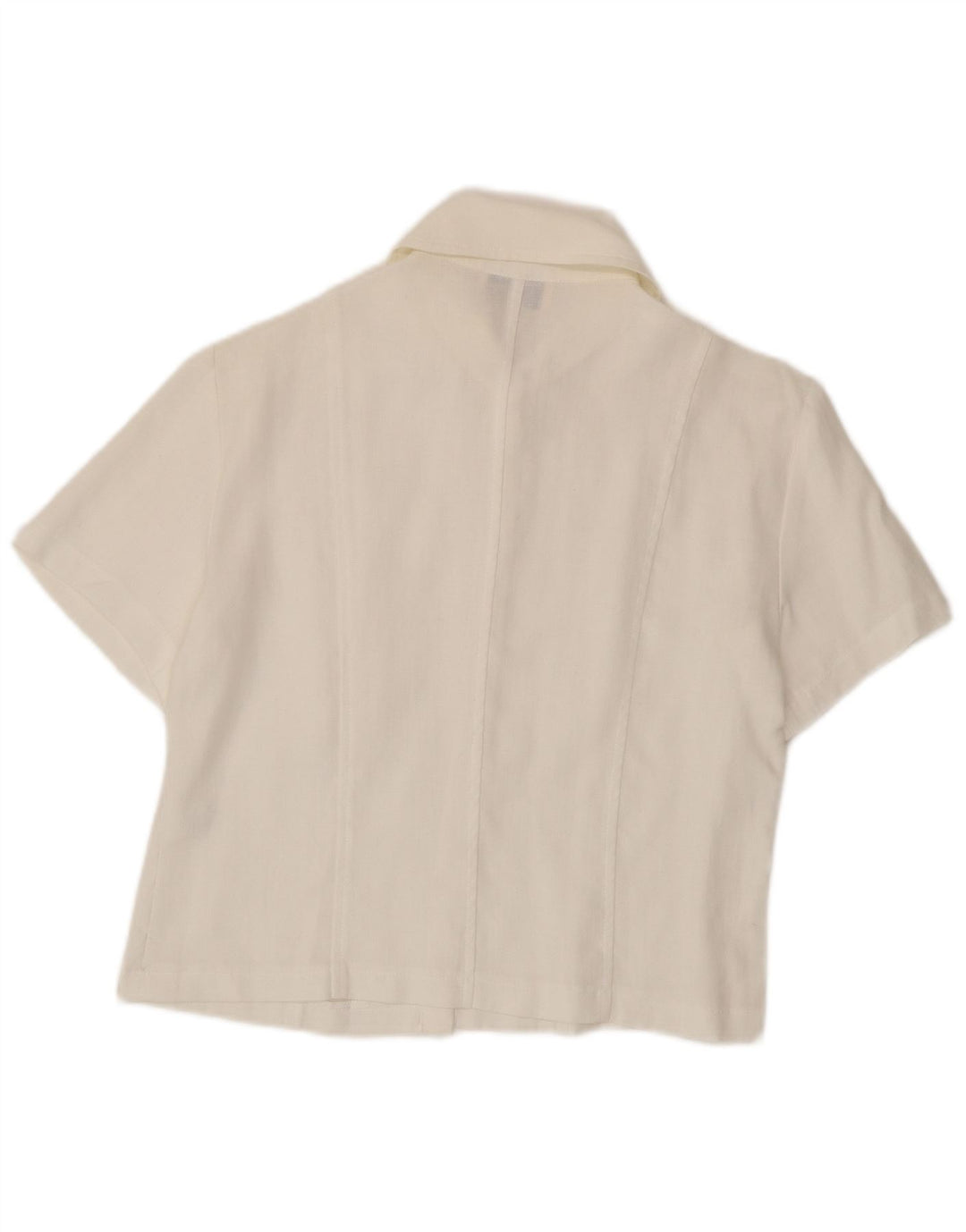 Camicia a maniche corte da donna Antonelle IT 42 Lino bianco medio