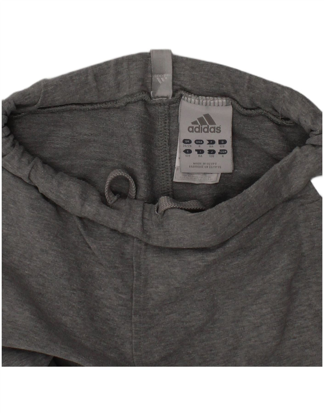 Pantaloni Tuta Adidas Bambina Joggers 7-8 Anni Cotone Grigio