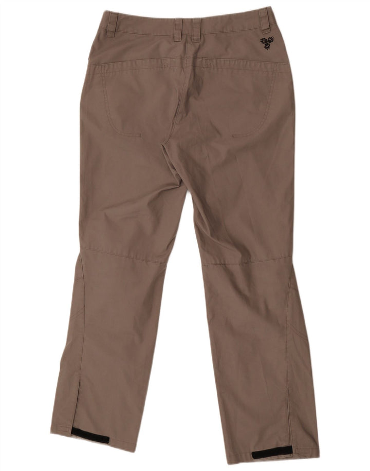 Pantaloni cargo da escursionismo da donna Jack Wolfskin piccoli W28 L29 poliestere grigio
