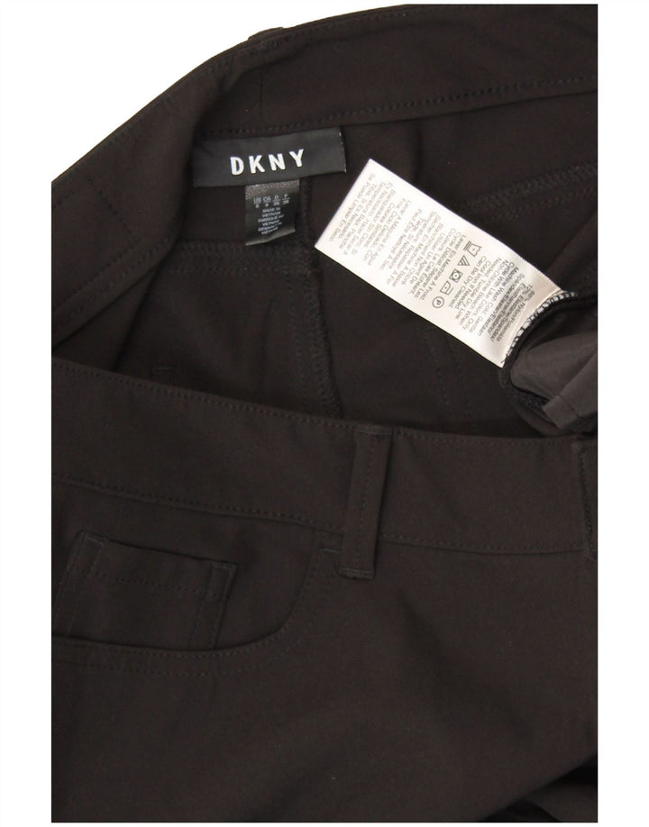 Pantaloni casual skinny da donna DKNY US 6 medi W30 L29 nylon nero
