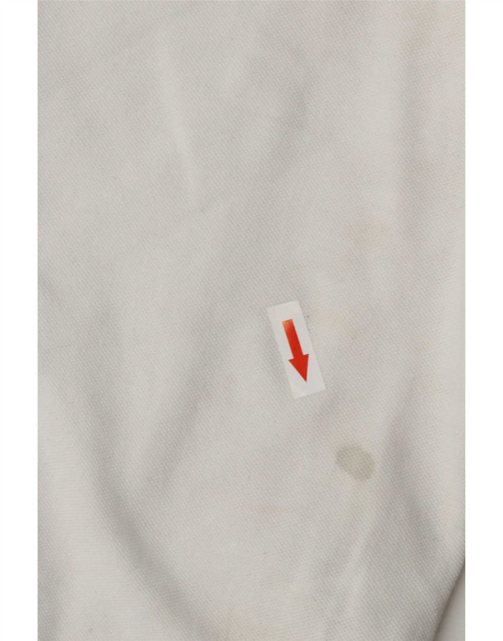 Crew Clothing Polo da uomo in cotone bianco medio