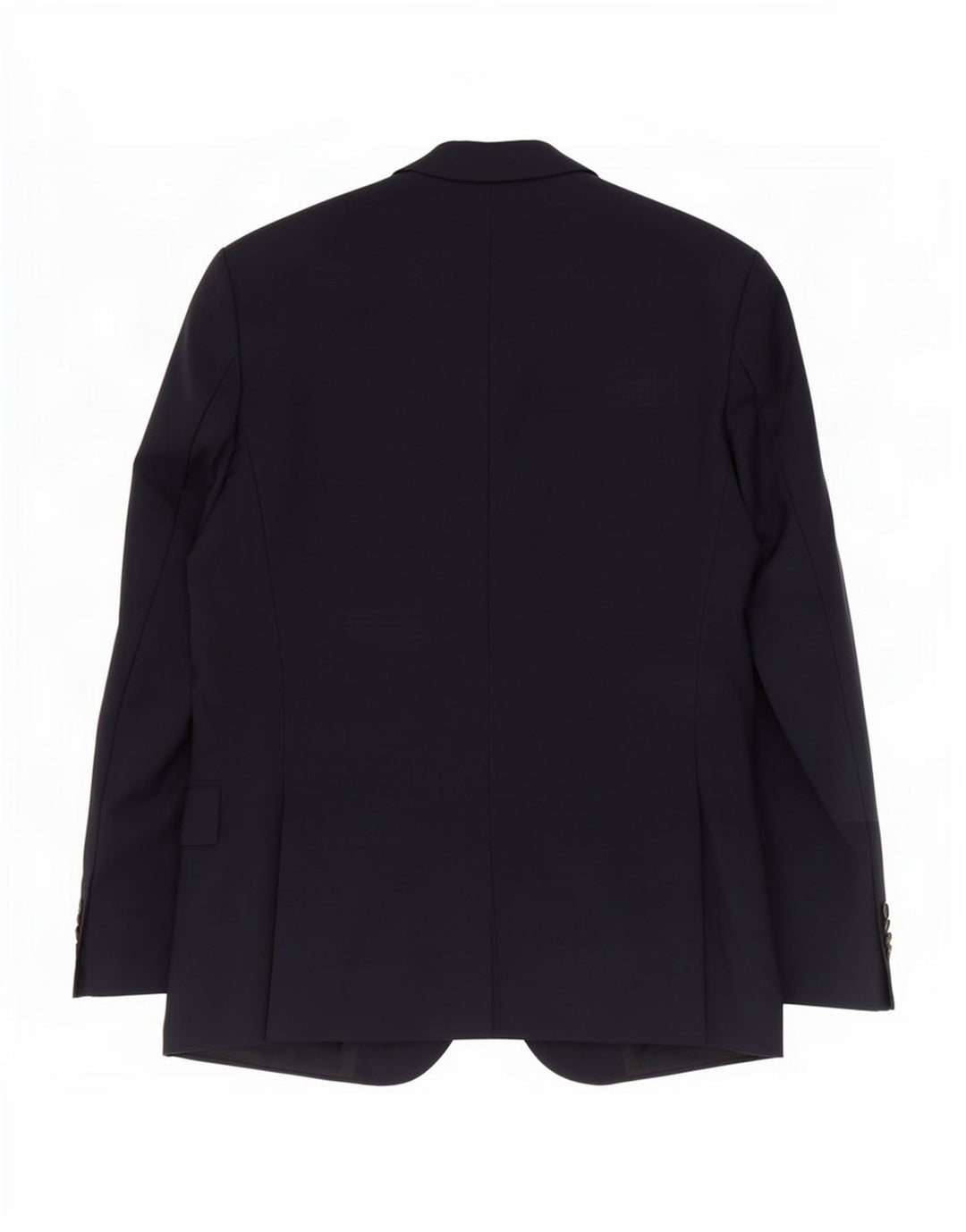 Giacca blazer da uomo a 2 bottoni Hugo Boss EU 46 piccola lana vergine blu navy