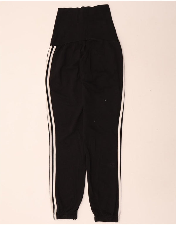 Adidas Pantaloni da tuta a vita alta da donna Joggers UK 0/2 2XS Nero
