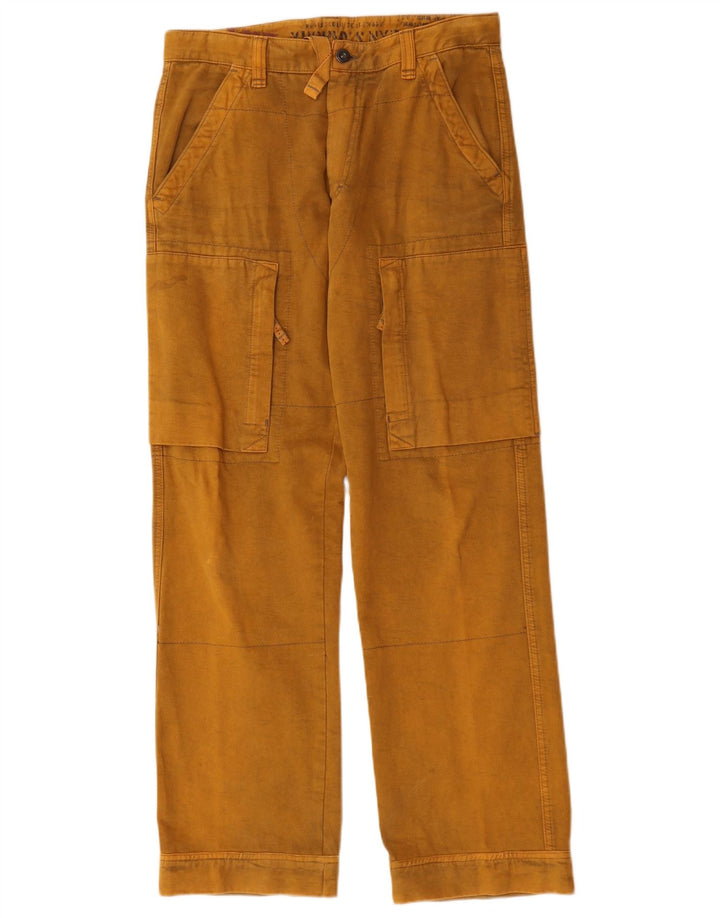 Pantaloni cargo dritti da uomo Murphy & Nye W32 L31 in cotone marrone