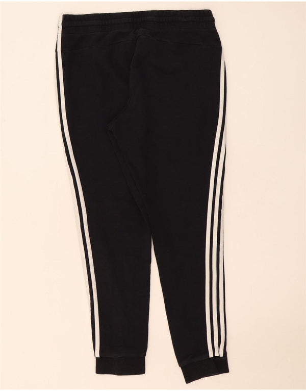 Pantaloni da tuta da donna Adidas Joggers UK 16/18 Large Nero Cotone
