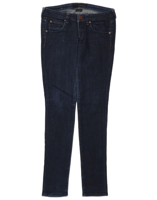 Jeans skinny da donna Calvin Klein W27 L32 Blu navy