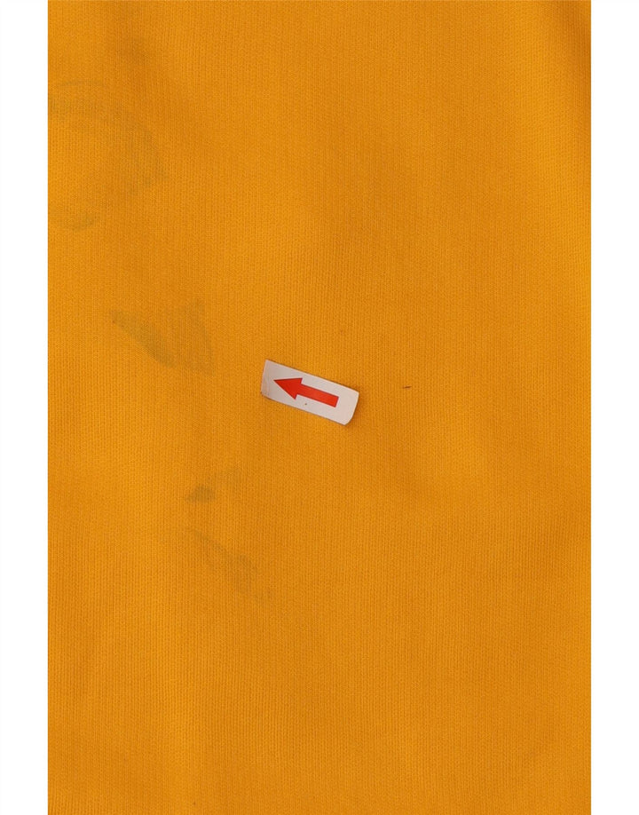 Felpa Zara da donna oversize con maniche a 3/4, taglia UK 10, piccola, gialla