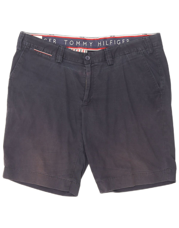 Pantaloncini chino Tommy Hilfiger da uomo Brooklyn W42 2XL cotone blu navy