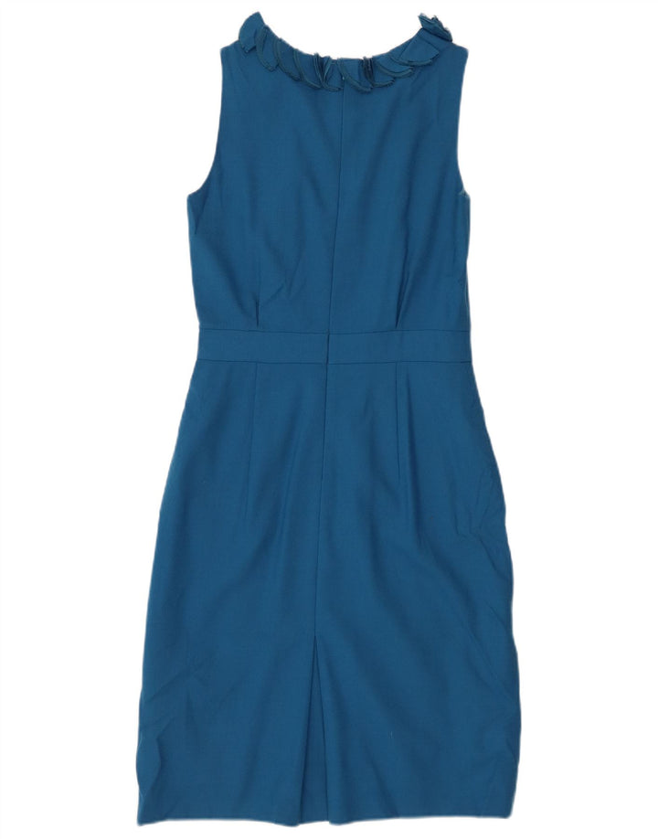 J. CREW Abito tubino senza maniche da donna US 0 XS Blu Lana