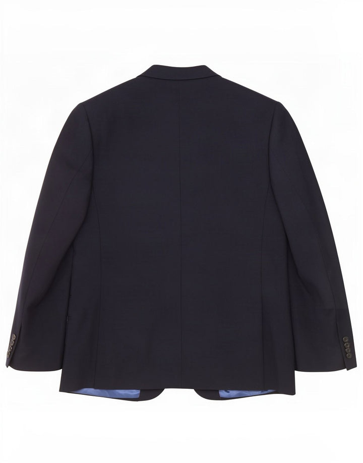 Giacca blazer a 2 bottoni da uomo Marks & Spencer UK 42 grande blu navy