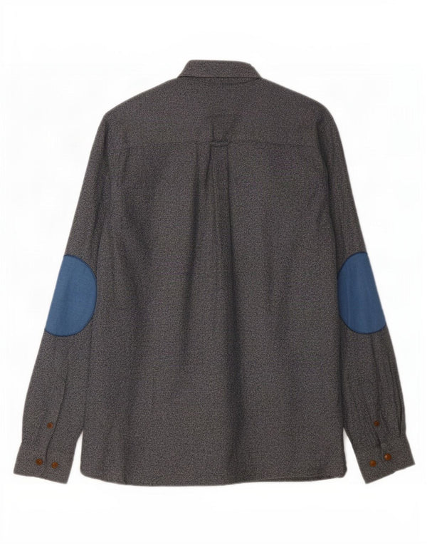 Camicia da lavoro da uomo Carhartt vestibilità regolare, cotone medio blu navy screziato
