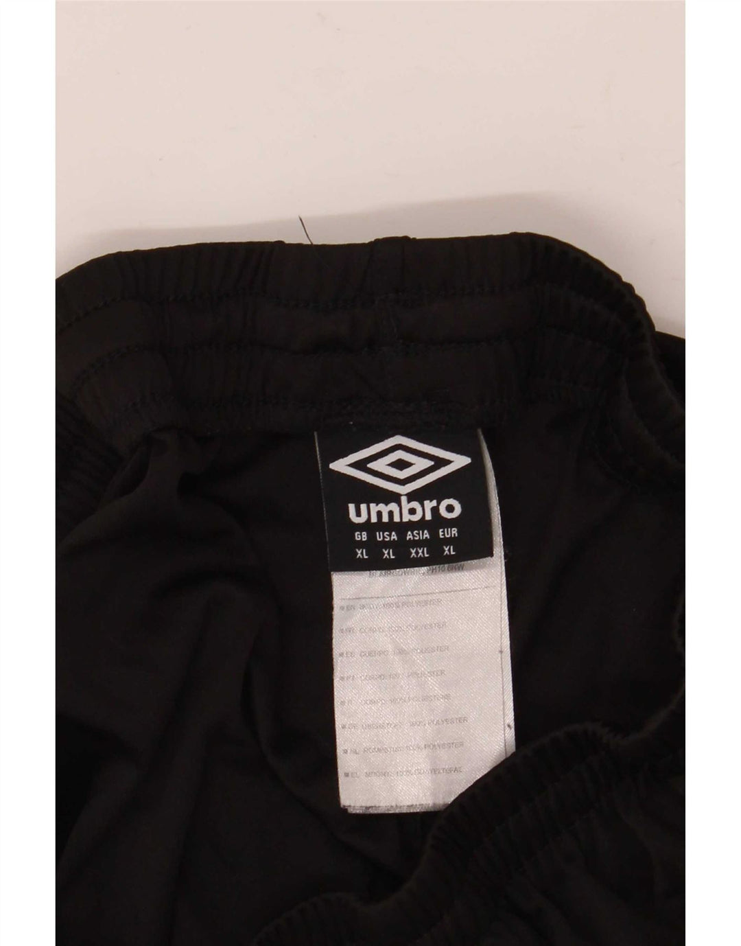 Pantaloncini sportivi da uomo Umbro XL neri in poliestere