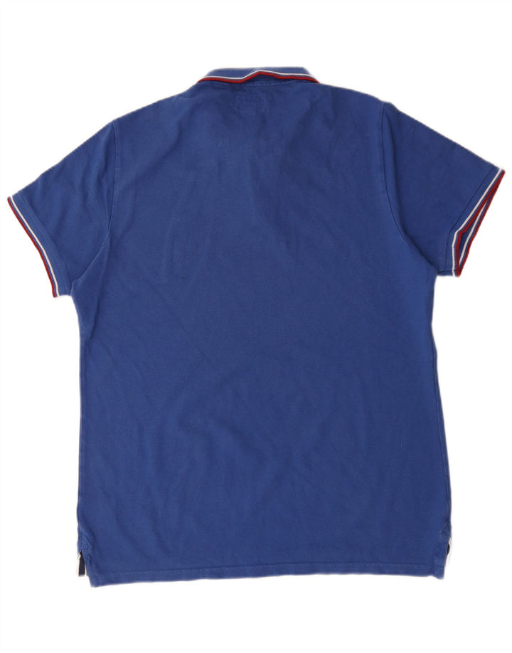 Polo da uomo Superdry 2XL in cotone blu