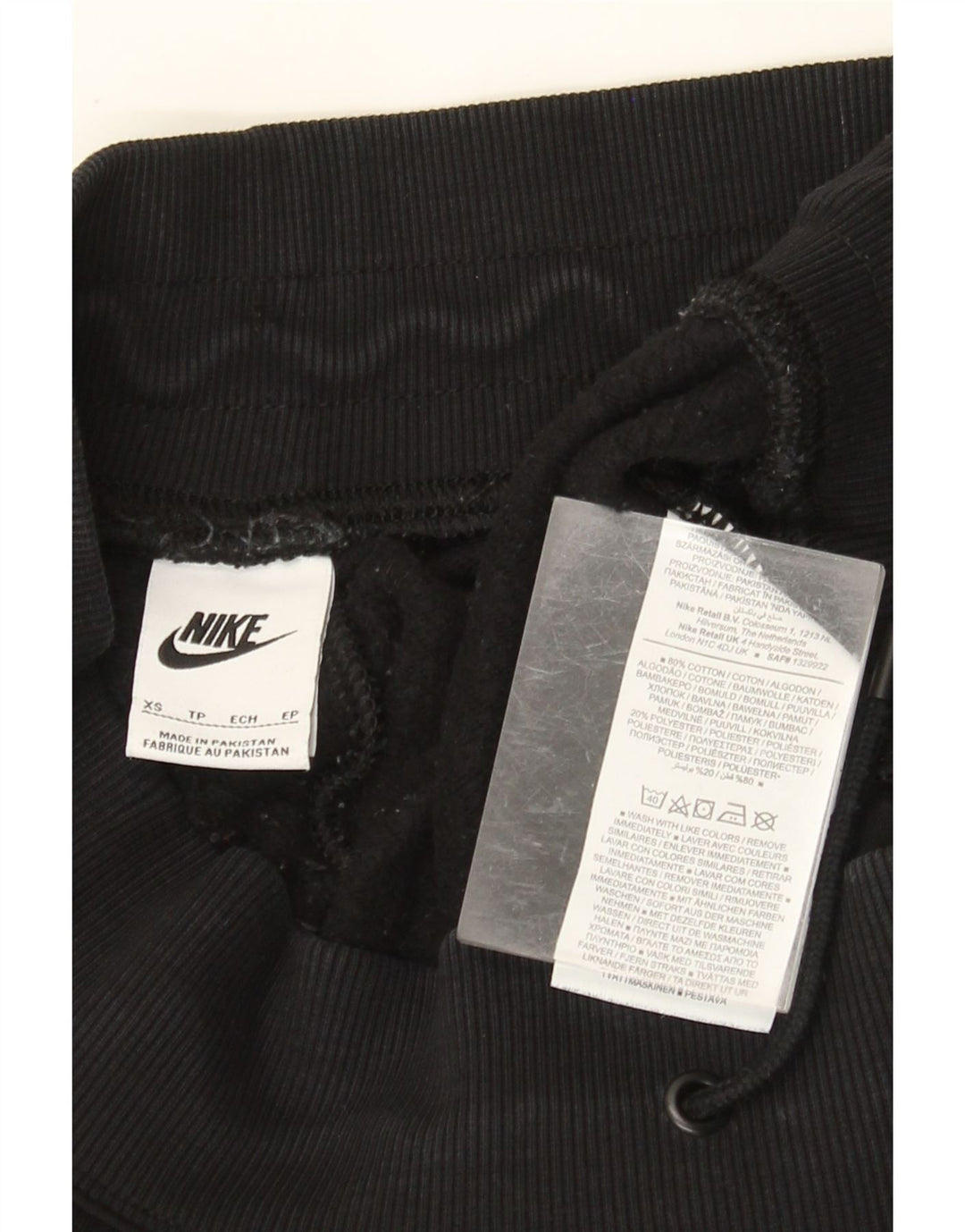 Pantaloni da tuta da donna NIKE Joggers UK 6 XS cotone nero