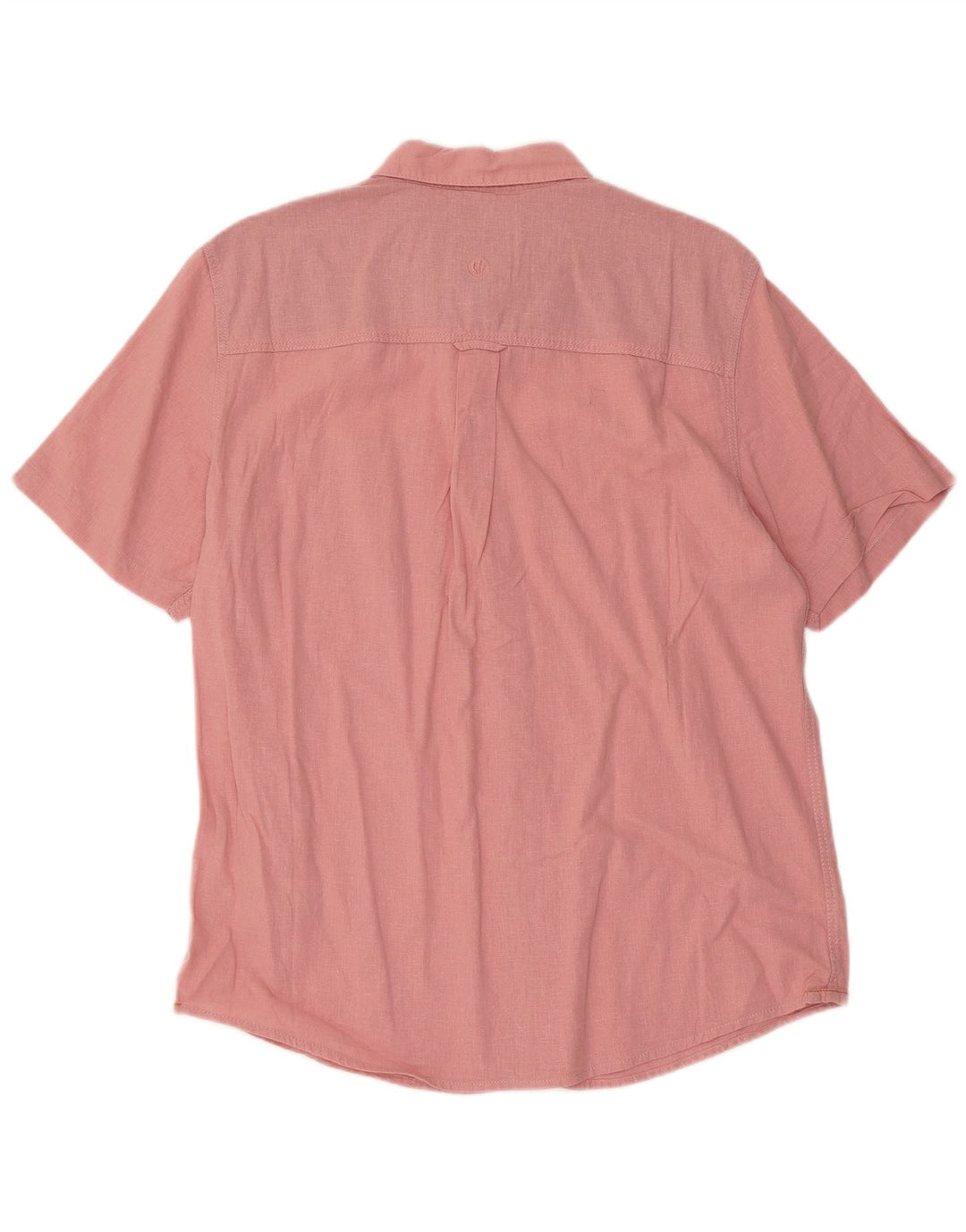 Camicia a maniche corte da uomo Fat Face Lino rosa medio